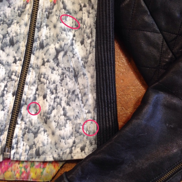 SOLD Yigal Azrouel Floral Biker Moto Jacket - Picture 4 of 8